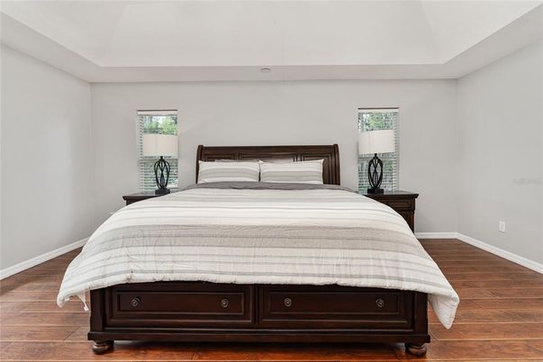 Bedroom, Interior, Wood Texture Flooring