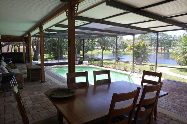 Dining room, Glass Ceilings, Interior, Pool, Sun Room, Water