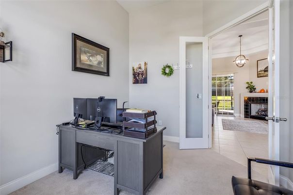 Home Office, Interior, Pendant Lights