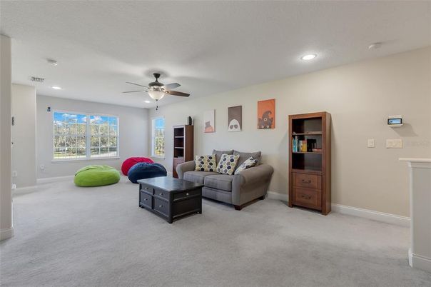 Interior, Living room, Recessed Lighting