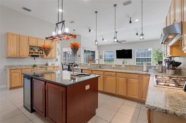 Interior, Kitchen, Pendant Lights, Recessed Lighting