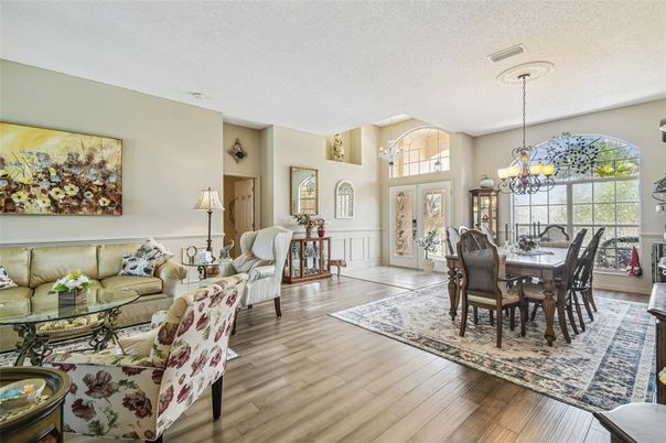 Chandelier, Dining room, Interior, Living room, Wood Texture Flooring