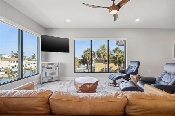 Interior, Living room, Recessed Lighting