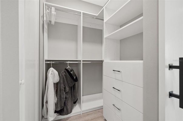 Interior, Walk-in Closets, Wood Texture Flooring