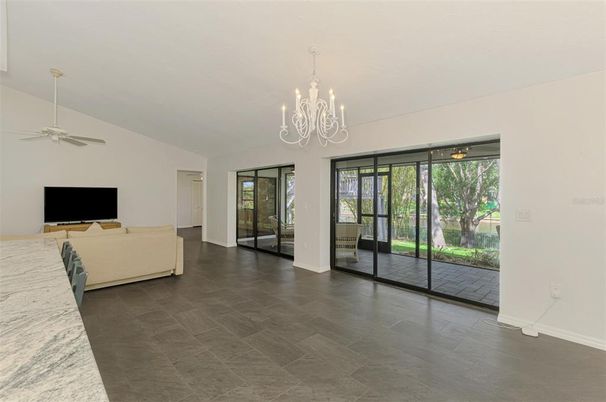 Chandelier, Interior, Living room, Wood Texture Flooring