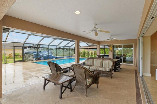 Glass Ceilings, Interior, Pool, Recessed Lighting, Sun Room