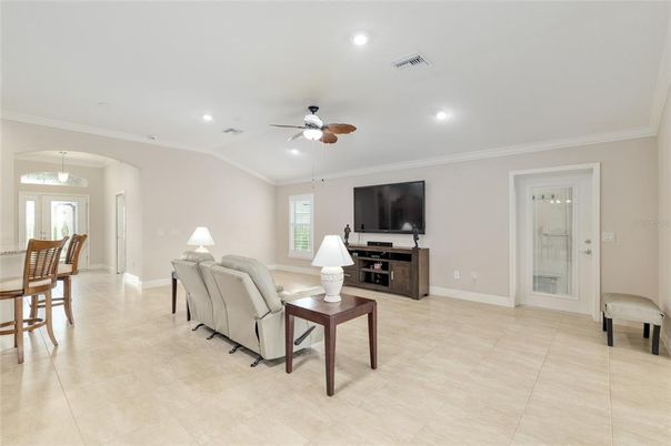 Interior, Living room, Recessed Lighting