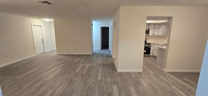 Empty room, Interior, Kitchen, Wood Texture Flooring
