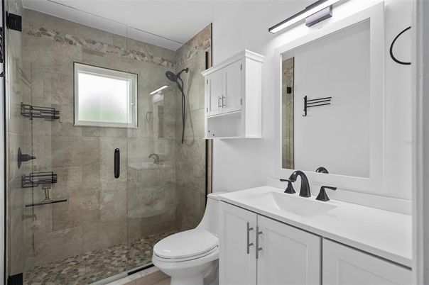 Bathroom, Glass Shower, Interior