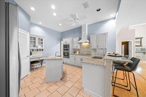 Interior, Kitchen, Recessed Lighting, Stainless Steel Appliances