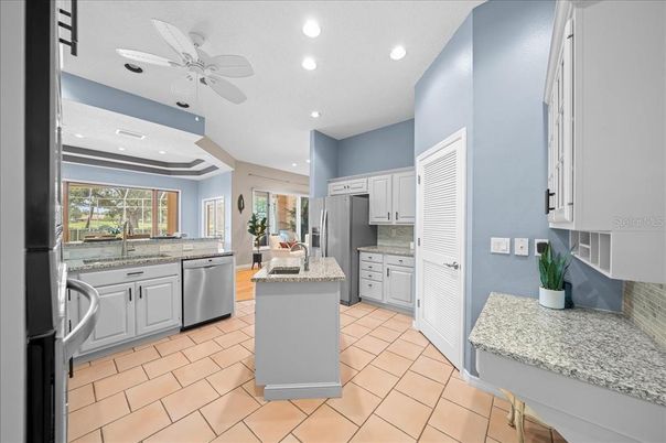Interior, Kitchen, Recessed Lighting, Stainless Steel Appliances