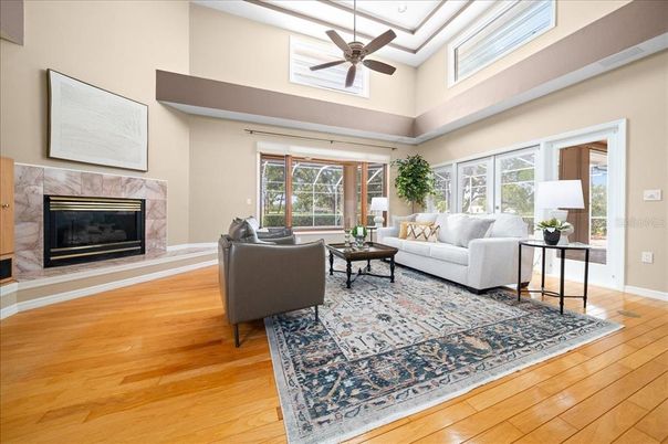 Fireplace, Interior, Living room, Wood Texture Flooring