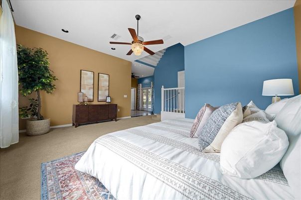 Bedroom, Interior, Recessed Lighting