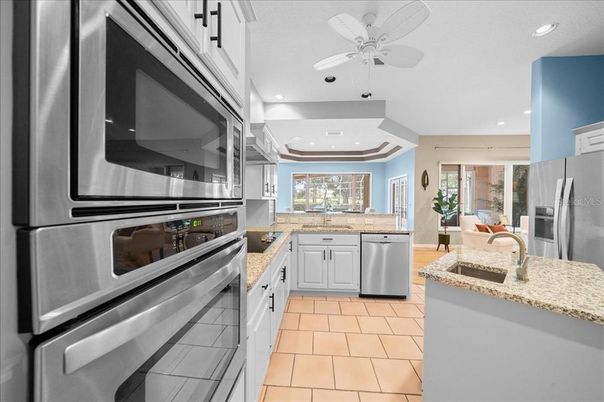 Interior, Kitchen, Recessed Lighting, Stainless Steel Appliances