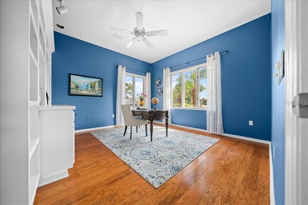 Home Office, Interior, Wood Texture Flooring