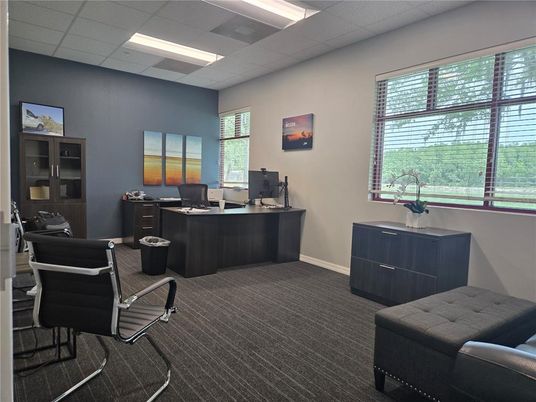 Home Office, Interior, Recessed Lighting