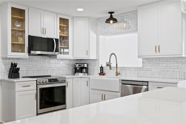 Interior, Kitchen, Recessed Lighting, Stainless Steel Appliances