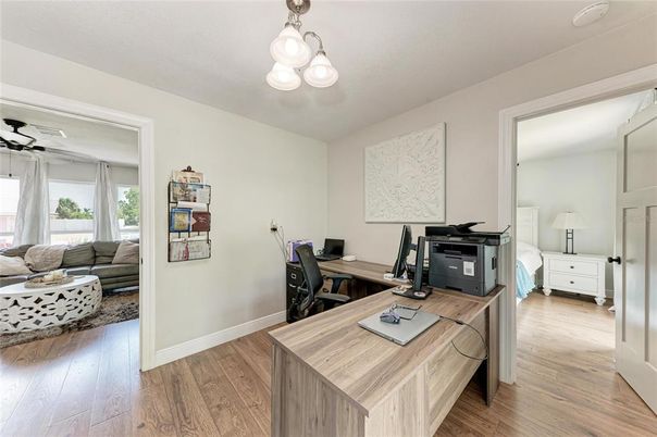 Home Office, Interior, Wood Texture Flooring