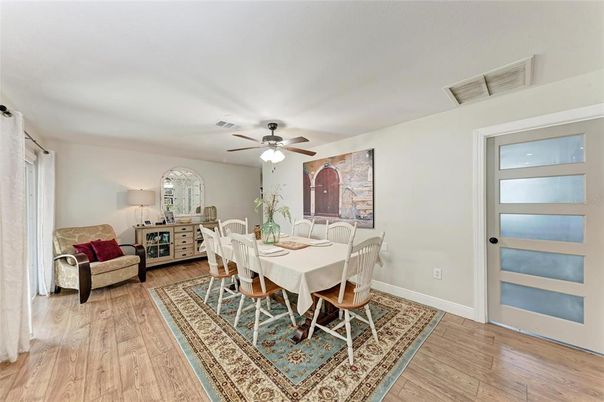 Dining room, Interior, Wood Texture Flooring