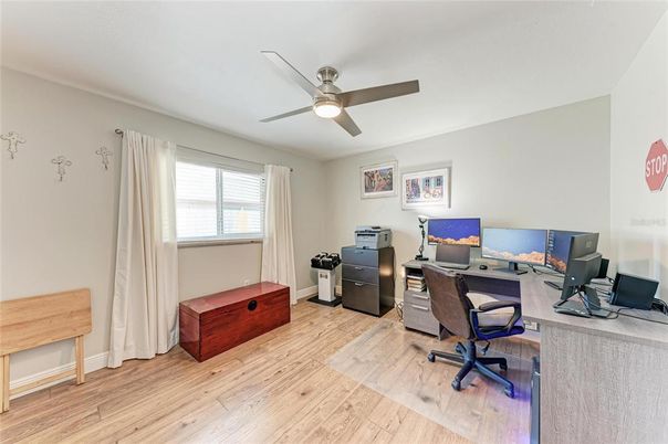Home Office, Interior, Wood Texture Flooring