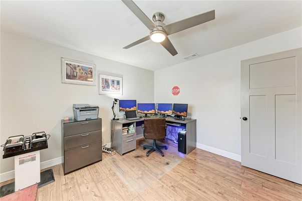 Home Office, Interior, Wood Texture Flooring