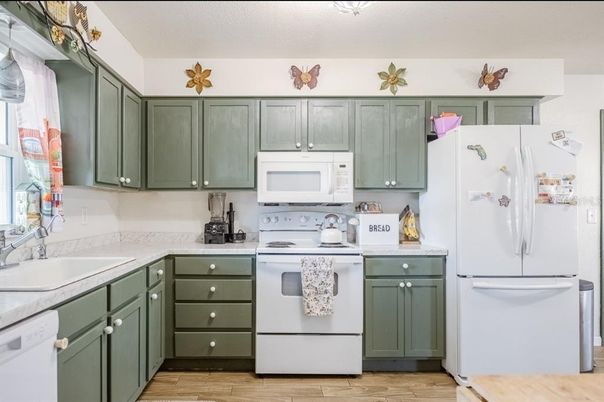 Interior, Kitchen, Wood Texture Flooring