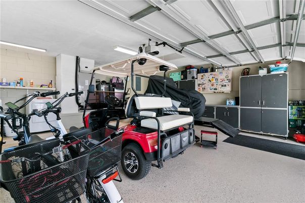 Fitness Equipment, Garage, Interior, Recessed Lighting