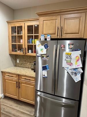 Interior, Kitchen, Wood Texture Flooring