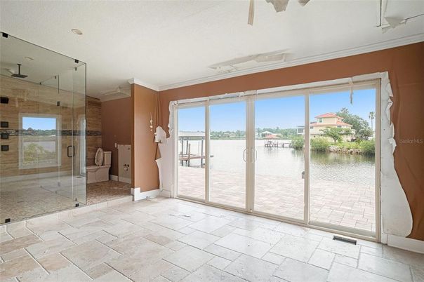 Bathroom, Empty room, Glass Shower, Interior, Water