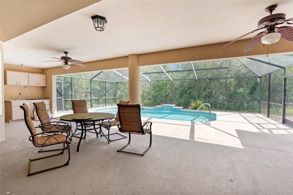 Dining room, Glass Ceilings, Interior, Pool, Sun Room