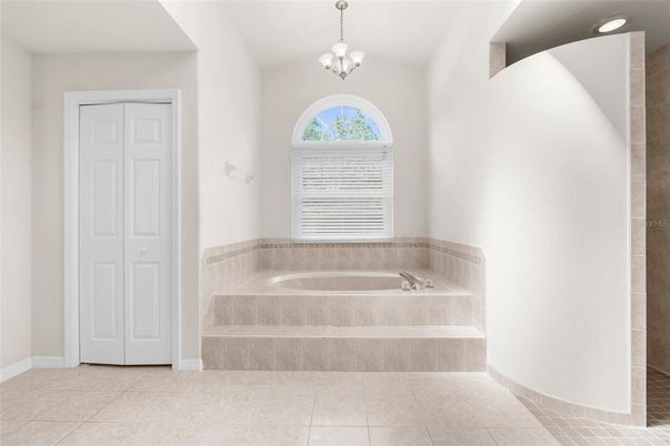 Bathroom, Chandelier, Interior