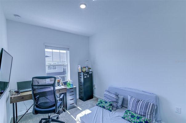Bedroom, Home Office, Interior, Recessed Lighting