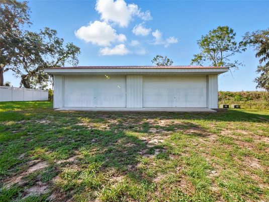 Backyard, Detached Garage, Exterior