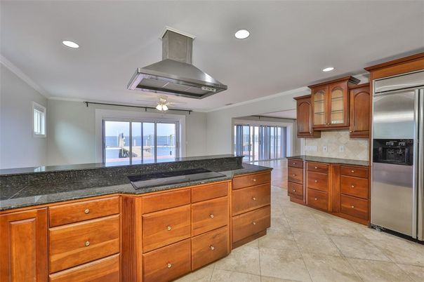 Interior, Kitchen, Recessed Lighting, Stainless Steel Appliances