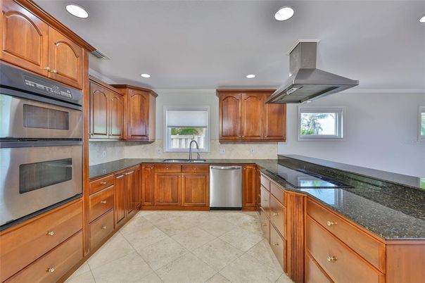 Interior, Kitchen, Recessed Lighting, Stainless Steel Appliances