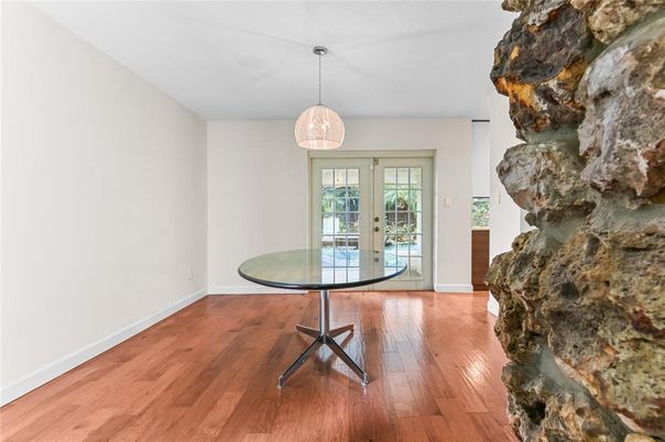 Interior, Pendant Lights, Wood Texture Flooring