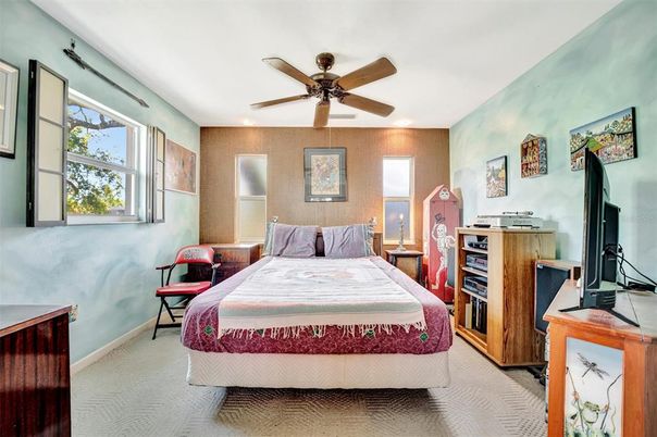 Bedroom, Interior, Recessed Lighting