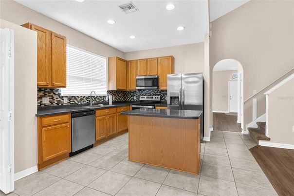 Interior, Kitchen, Recessed Lighting, Stainless Steel Appliances