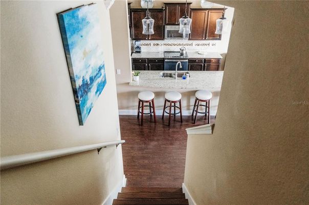Interior, Kitchen, Wood Texture Flooring