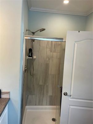 Bathroom, Glass Shower, Interior