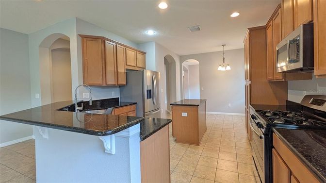 Interior, Kitchen, Pendant Lights, Recessed Lighting