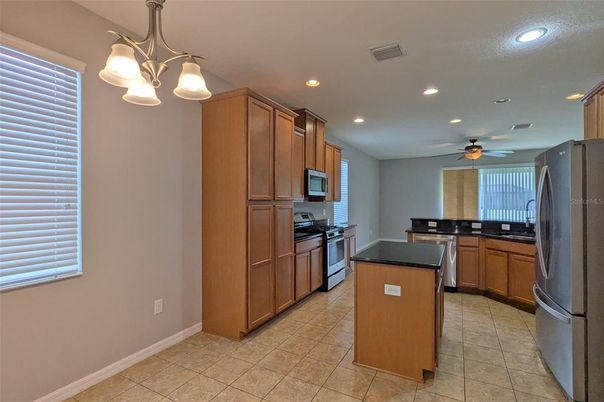 Interior, Kitchen, Recessed Lighting, Stainless Steel Appliances