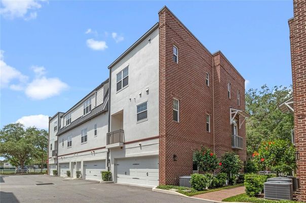 Attached, Exterior, Facade, Brick Facade, Rowhouse