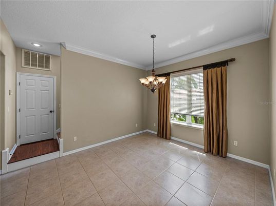 Chandelier, Empty room, Interior, Recessed Lighting