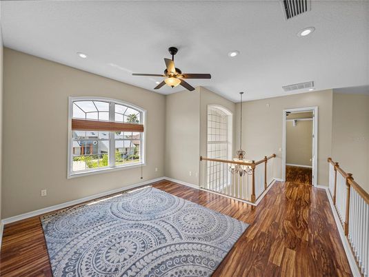 Interior, Recessed Lighting, Wood Texture Flooring