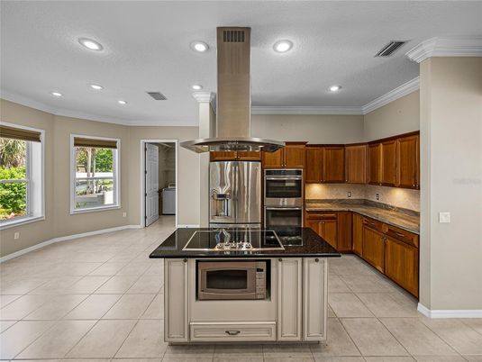 Interior, Kitchen, Recessed Lighting, Stainless Steel Appliances