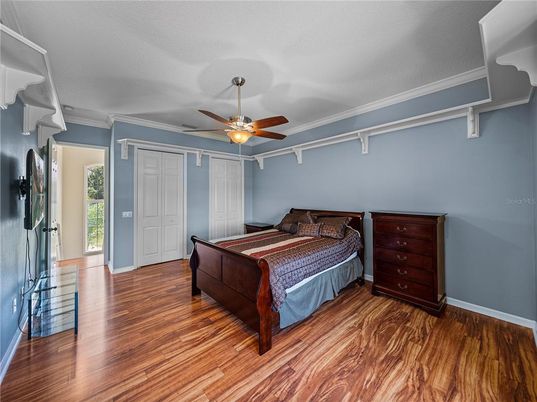 Bedroom, Interior, Wood Texture Flooring