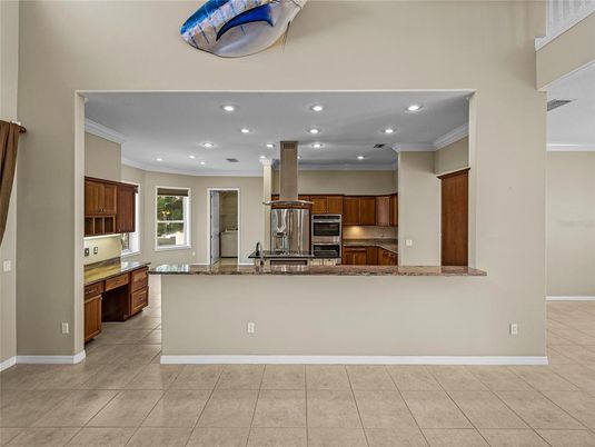 Interior, Kitchen, Recessed Lighting, Stainless Steel Appliances
