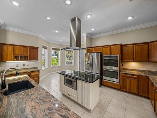 Interior, Kitchen, Recessed Lighting, Stainless Steel Appliances