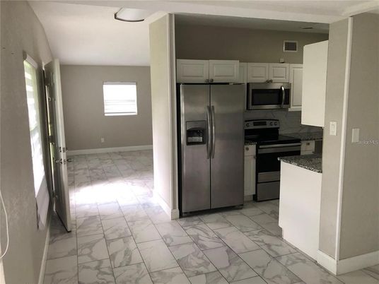 Interior, Kitchen, Marble, Stainless Steel Appliances